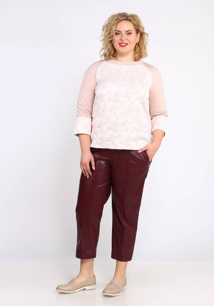 Свитшот с вставкой из жаккарда шир.  750, рис. 5