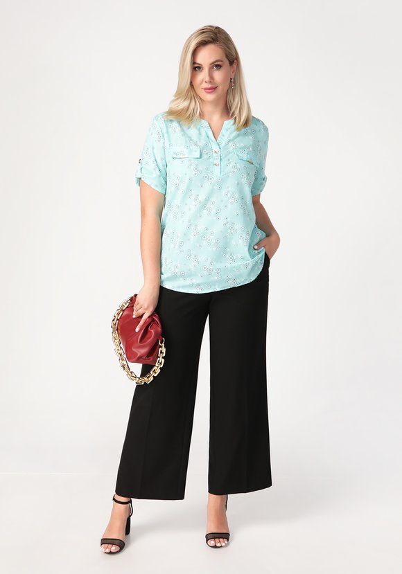 Блуза Геометрическая красота шир.  580, рис. 13