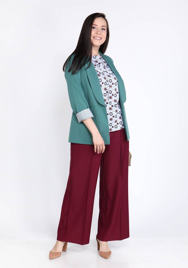 Брюки широкие на резинке со стрелками шир.  750, рис. 7