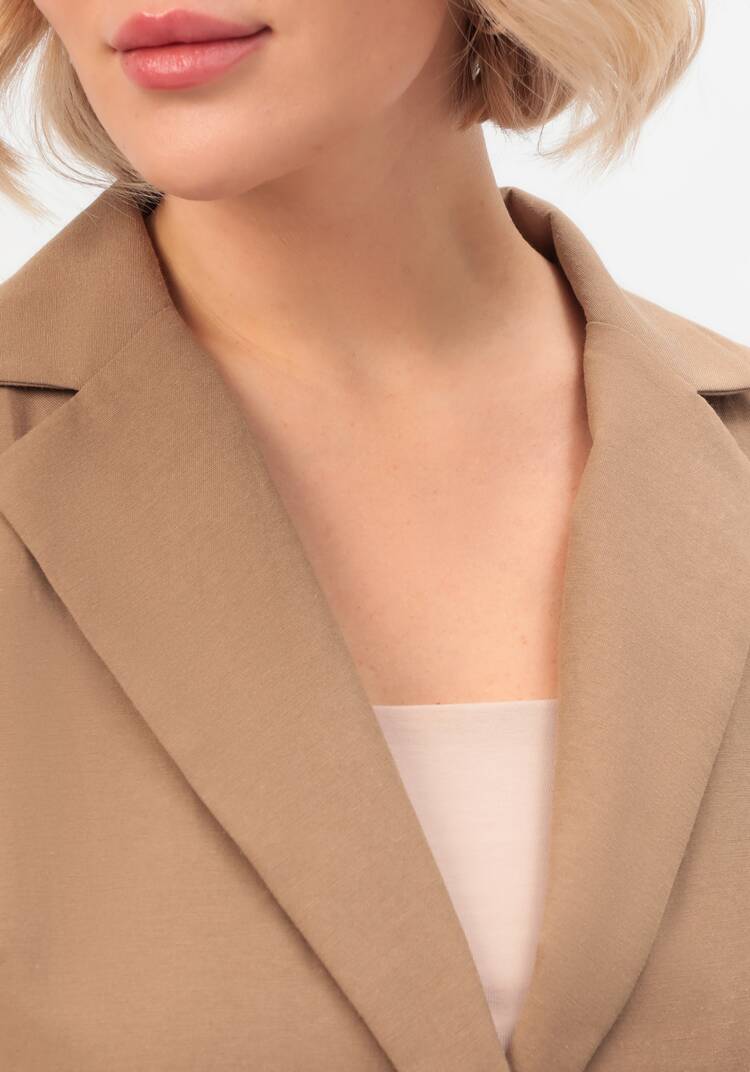 Пиджак с поясом из льна и хлопка шир.  750, рис. 6