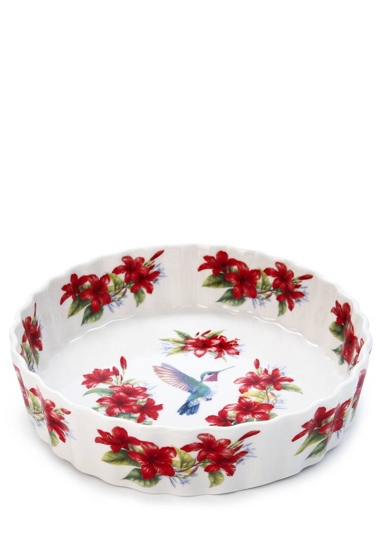 Блюдо круглое из фарфора шир.  750, рис. 9