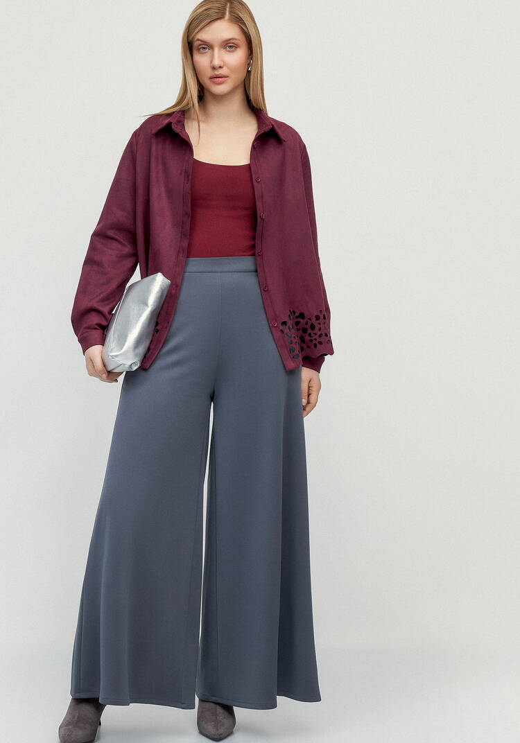 Брюки палаццо с комфортным поясом Жасмин шир.  750, рис. 12