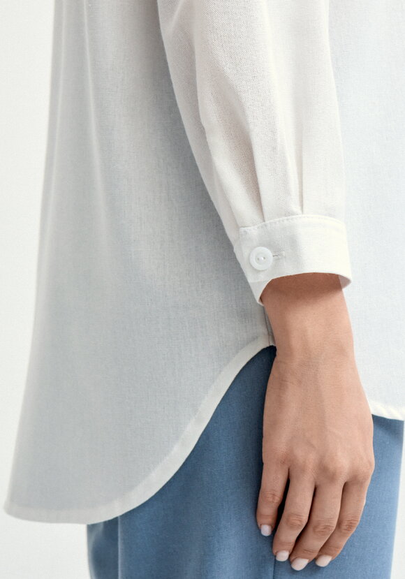 Рубашка на пуговицах изо льна шир.  580, рис. 14