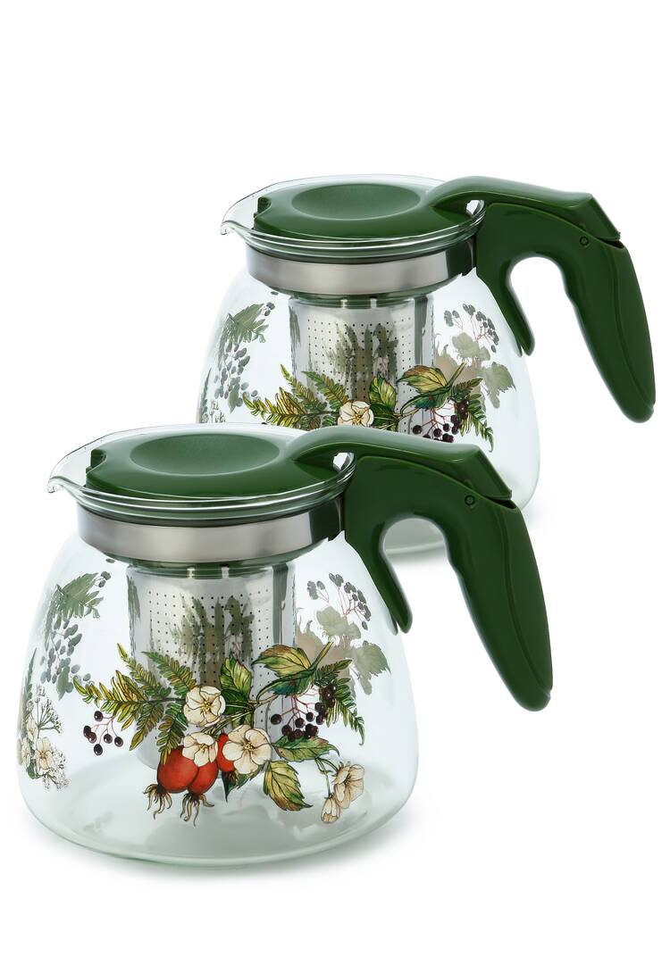 Заварочные стеклянные чайники, 2 шт. шир.  750, рис. 43