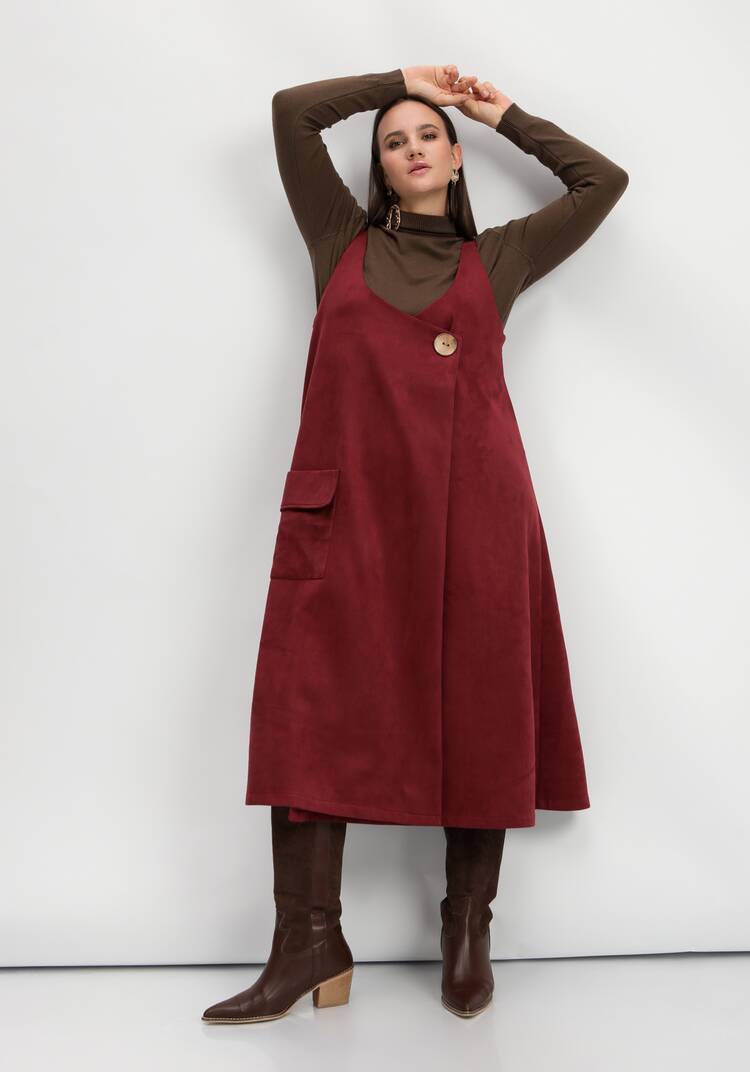 Сарафан оверсайз с накладным карманом шир.  750, рис. 27