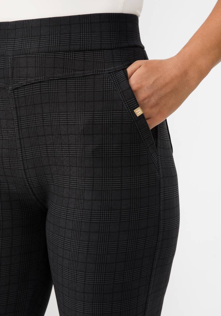 Брюки женские  в клетку Кэйт шир.  750, рис. 10