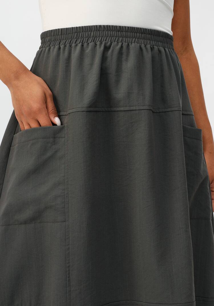 Юбка с кокеткой по полочке шир.  750, рис. 5