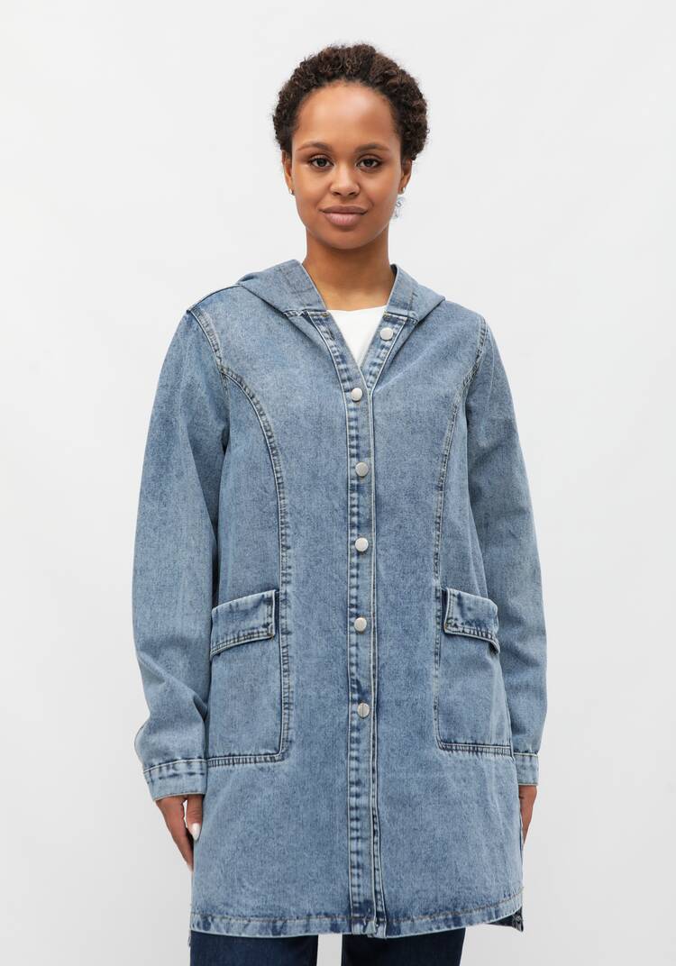 Куртка джинсовая Жизель шир.  750, рис. 4