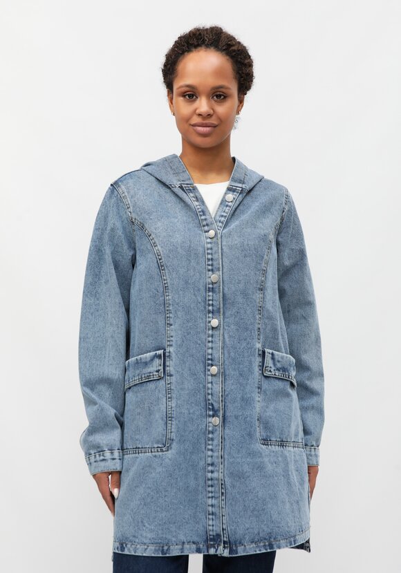 Куртка джинсовая Жизель шир.  580, рис. 4