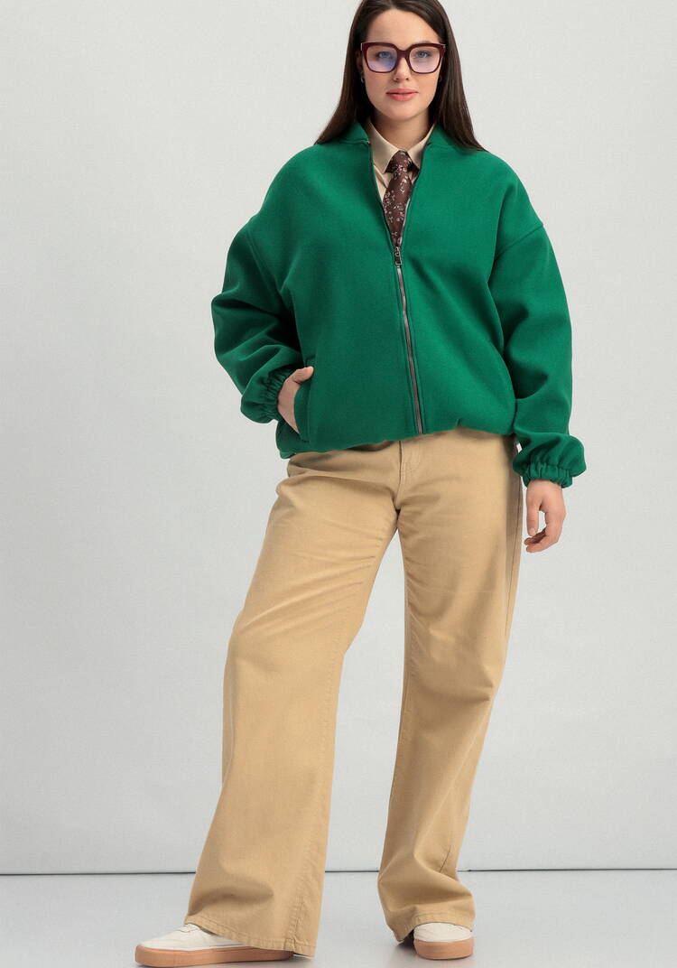 Бомбер свободного кроя на молнии шир.  750, рис. 28