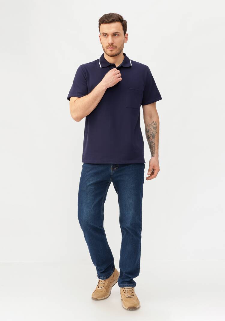 Футболка поло мужская шир.  750, рис. 8