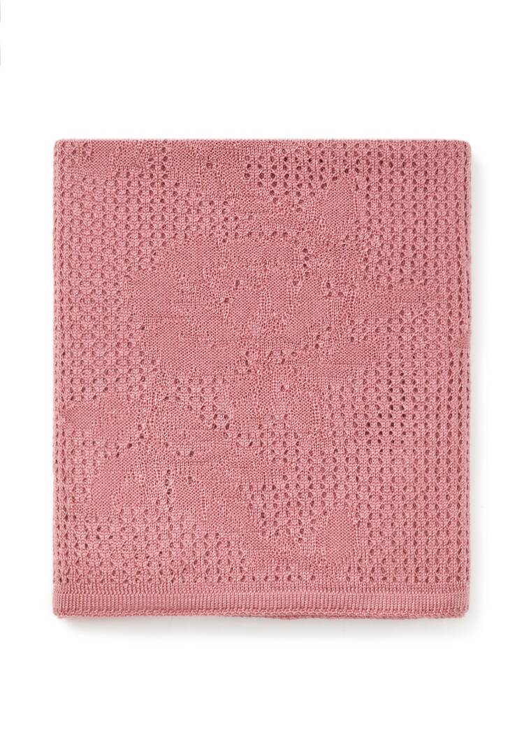 Палантин ажурный из натуральной шерсти шир.  750, рис. 11