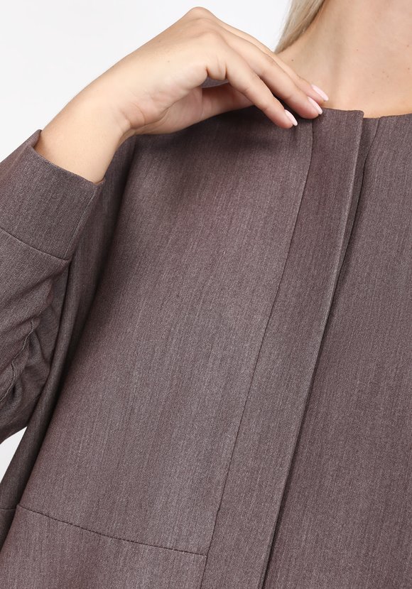 Блуза на супатной застежке шир.  580, рис. 8