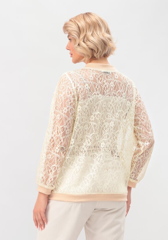 Бомбер кружевной шир.  580, рис. 12