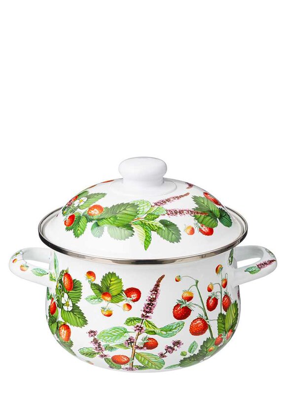 Эмалированная кастрюля с крышкой шир.  580, рис. 19