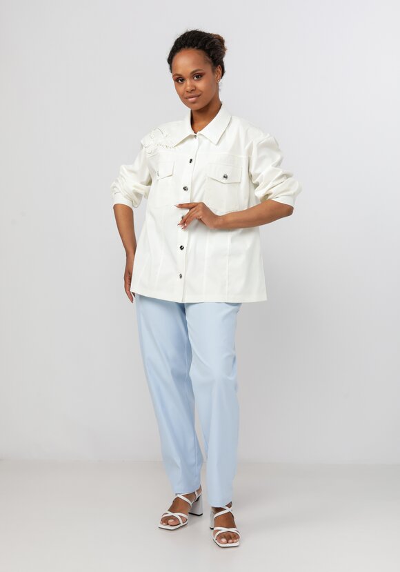 Жакет с вышивкой на кармане шир.  580, рис. 9