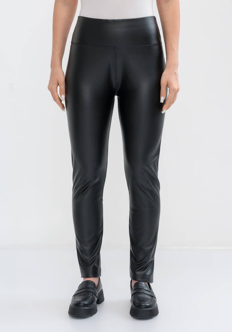 Леггинсы утепленные под кожу шир.  750, рис. 4