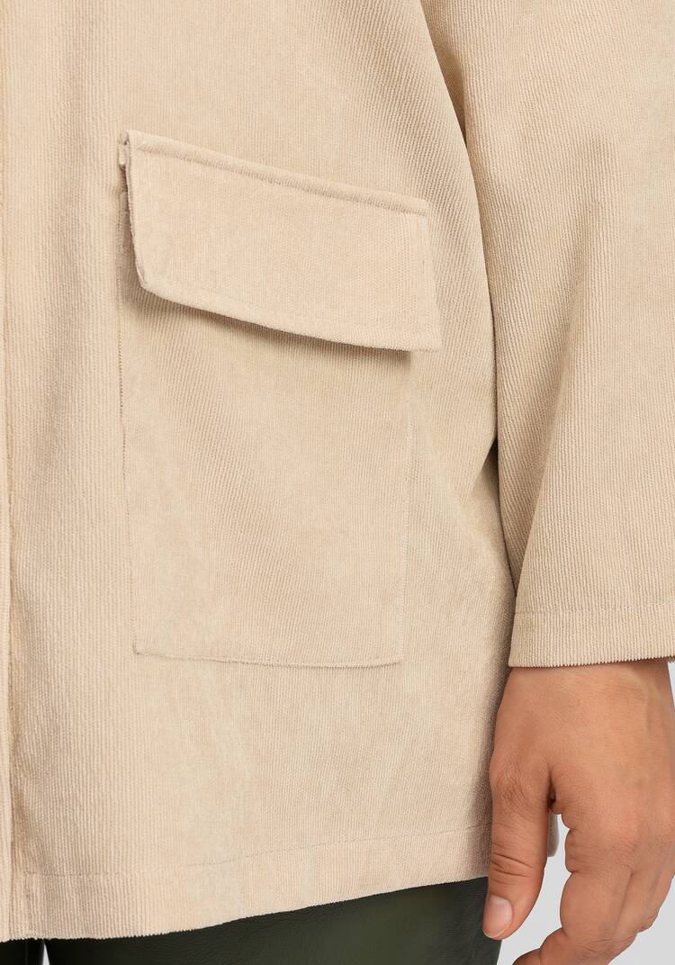 Рубашка оверсайз с воротником-стойкой шир.  750, рис. 30