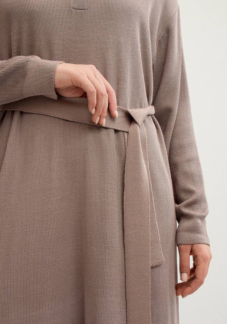 Платье поло с поясом шир.  750, рис. 5