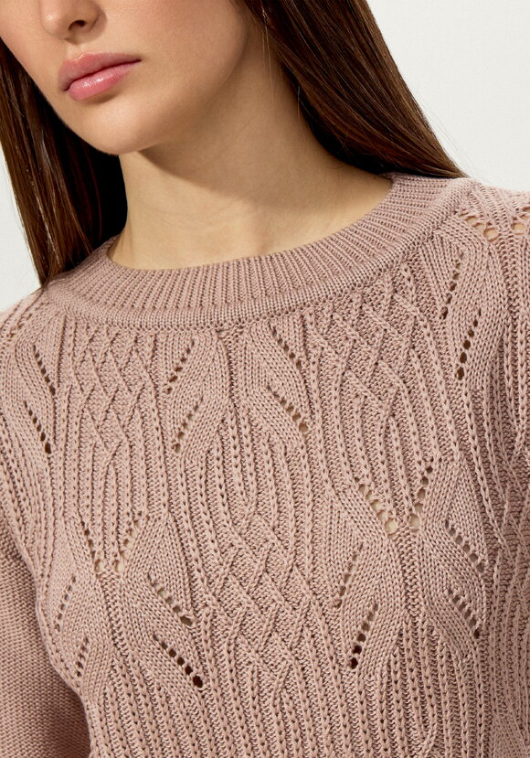 Джемпер ажурный на резинке шир.  580, рис. 20