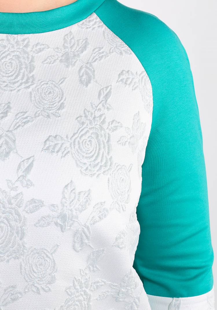 Свитшот с вставкой из жаккарда шир.  750, рис. 4