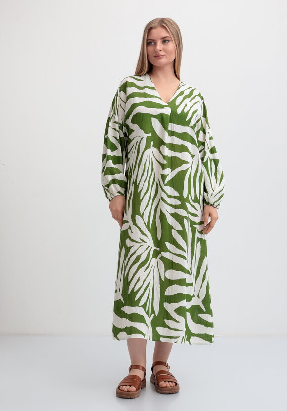 Платье макси с длинным рукавом шир.  580, рис. 8