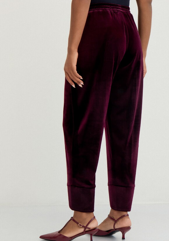 Брюки бананы из бархата Нелли шир.  580, рис. 3