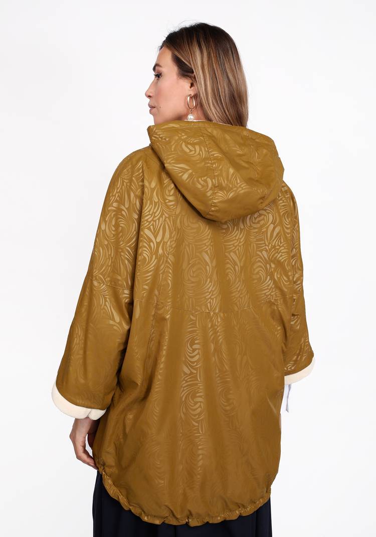 Куртка с капюшоном на подкладке из эко-меха шир.  750, рис. 10