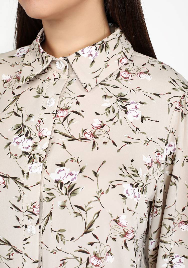 Блуза принтованная с длинным рукавом шир.  750, рис. 13