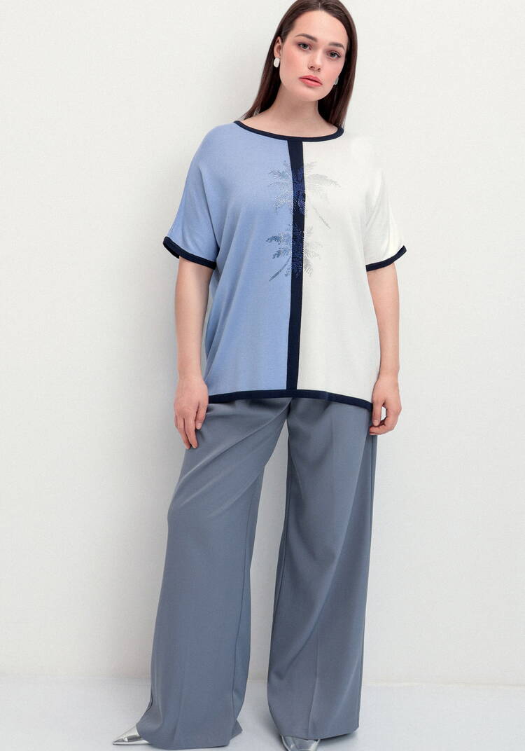 Блуза Ассие шир.  750, рис. 6