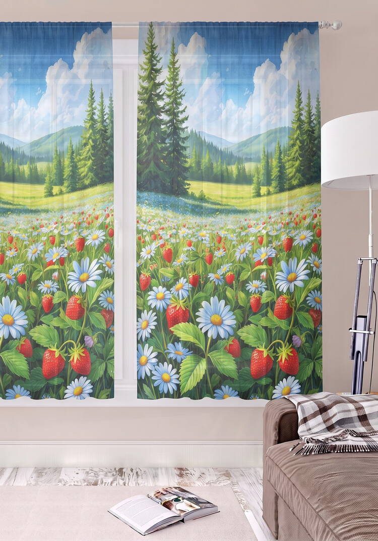 Тюль Яркое лето шир.  750, рис. 5