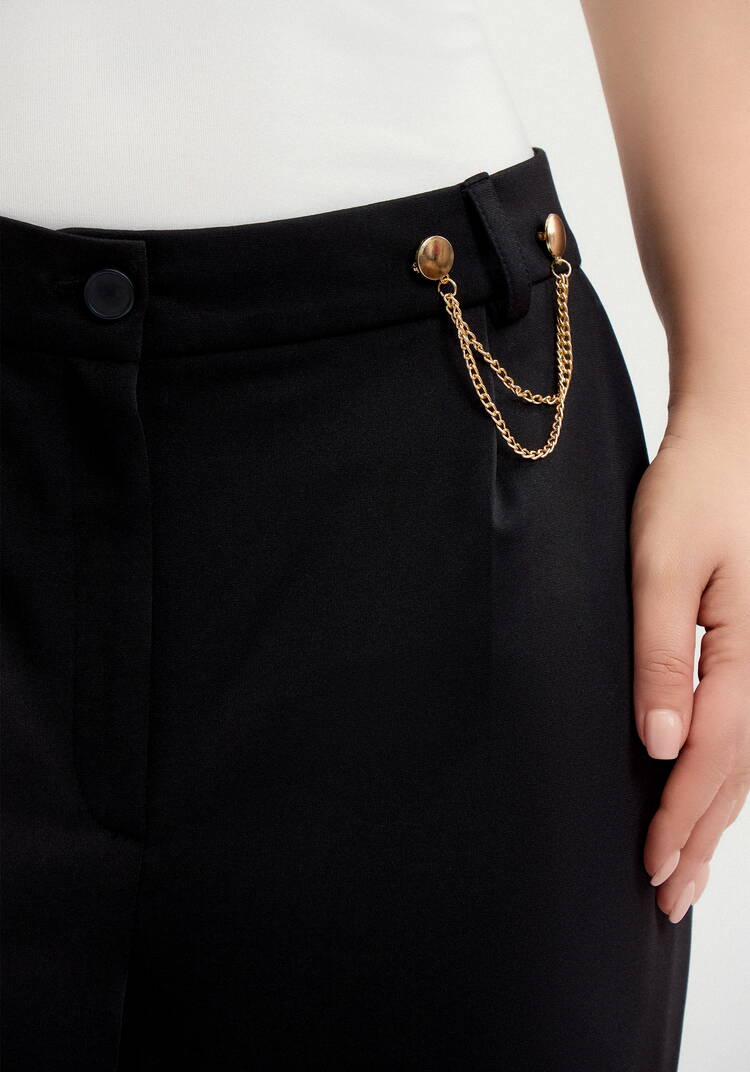 Брюки прямые с дeкором шир.  750, рис. 13