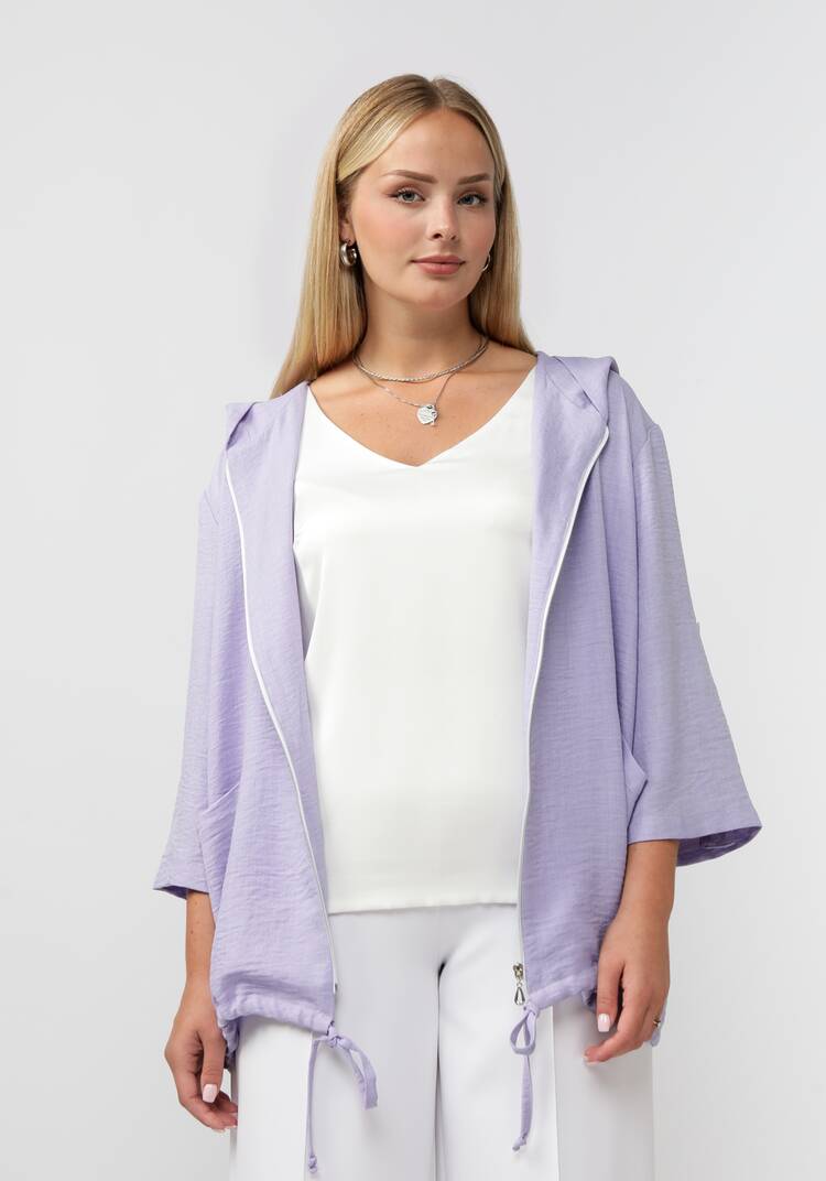 Жакет на молнии с капюшоном Амелия шир.  750, рис. 38