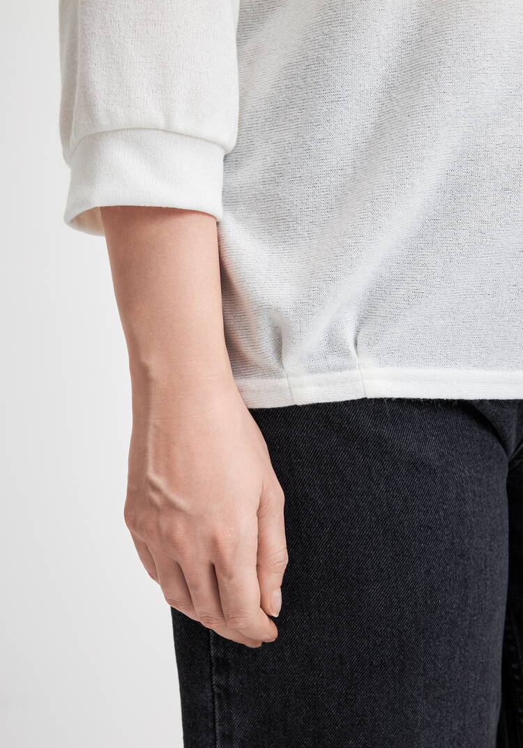 Джемпер Нежные цветы шир.  750, рис. 6