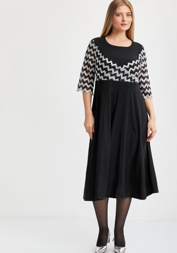 Платье Мальвина с отделкой из кружева шир.  580, рис. 11