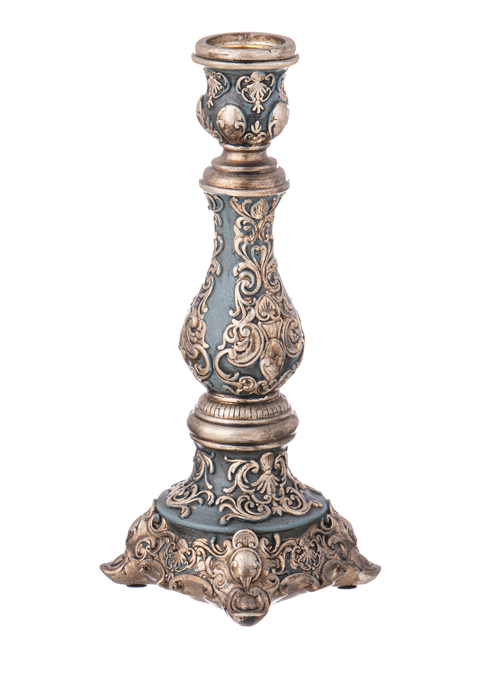 

Подсвечник "Рококо", Серый