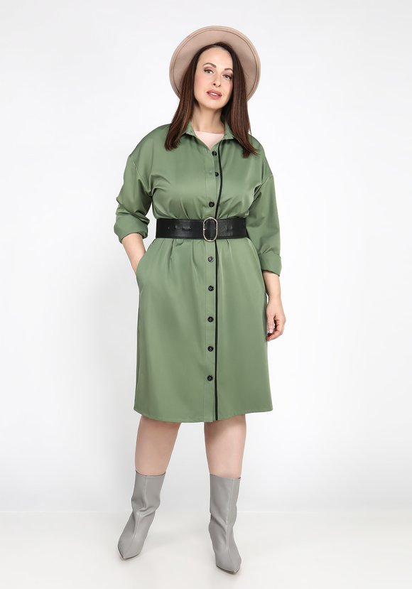 Платье-рубашка Роуз шир.  580, рис. 1