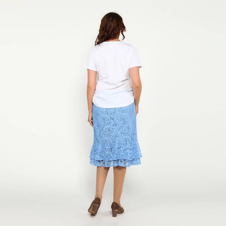 Юбка на резинке кружевная шир.  750, рис. 23