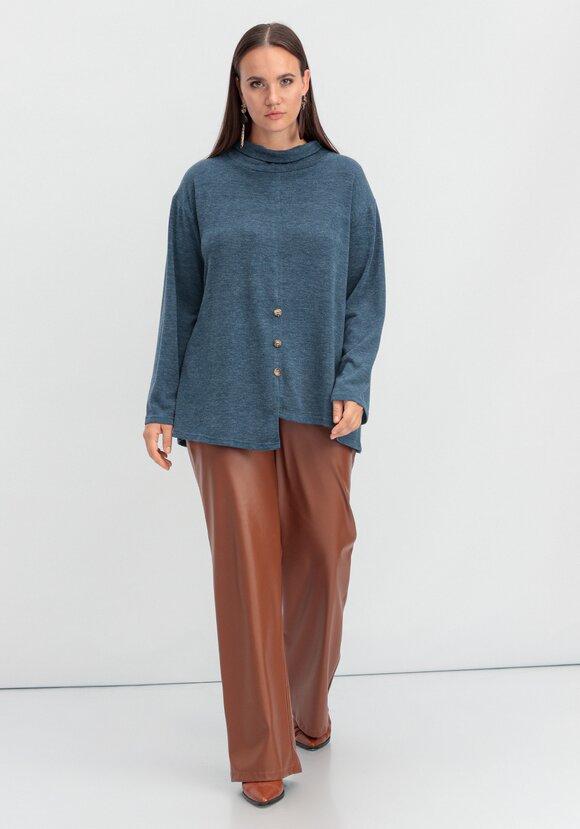 Джемпер с асимметричным низом шир.  580, рис. 2