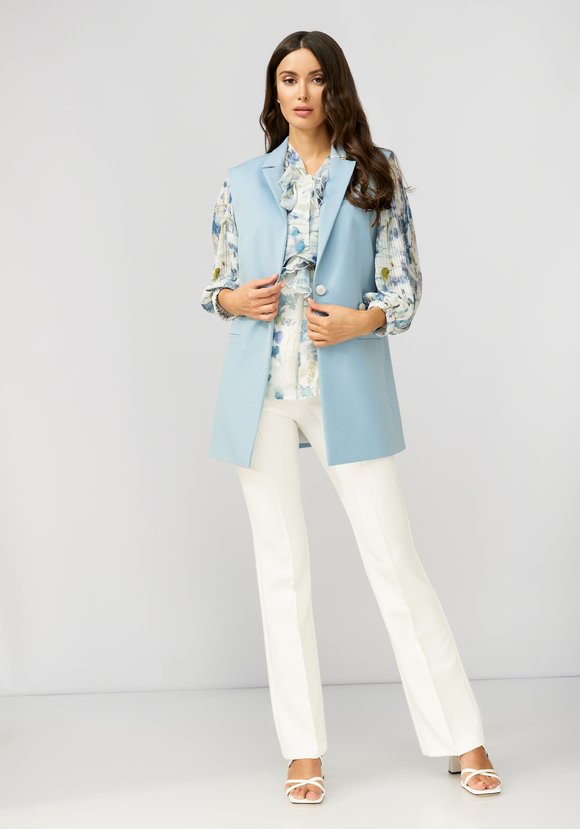 Жилет однобортный шир.  580, рис. 2