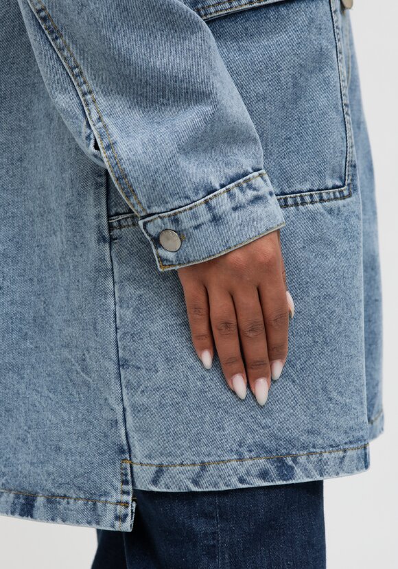 Куртка джинсовая Жизель шир.  580, рис. 6