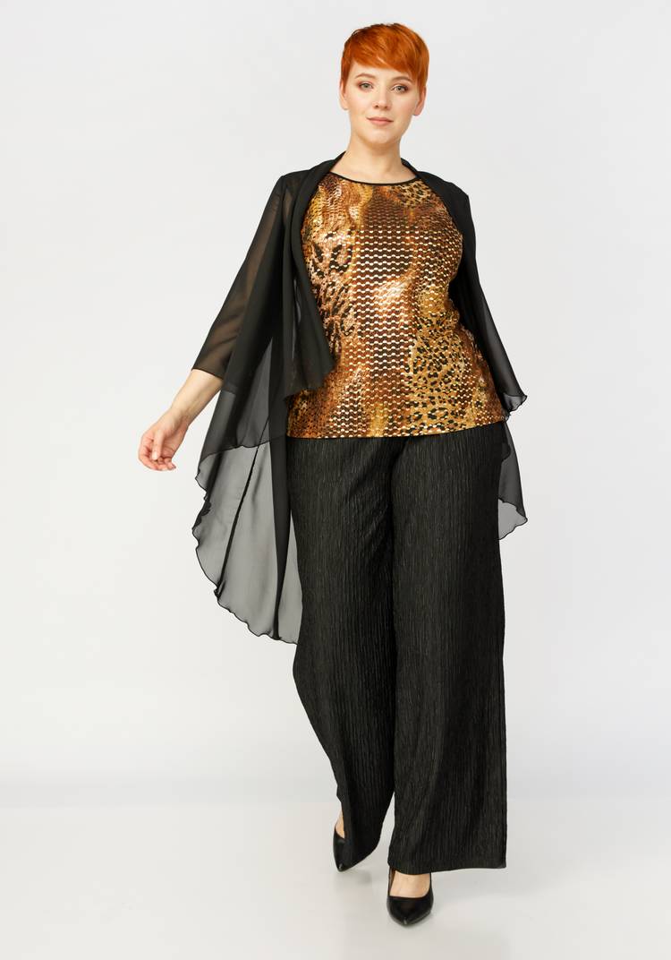 Топ с пайетками Инес шир.  750, рис. 4