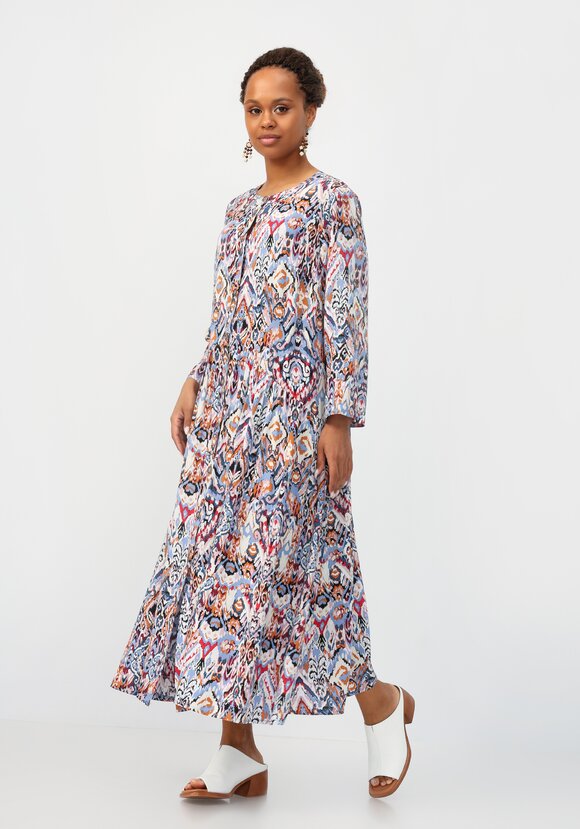 Платье с цветочным принтом свободного кроя шир.  580, рис. 22