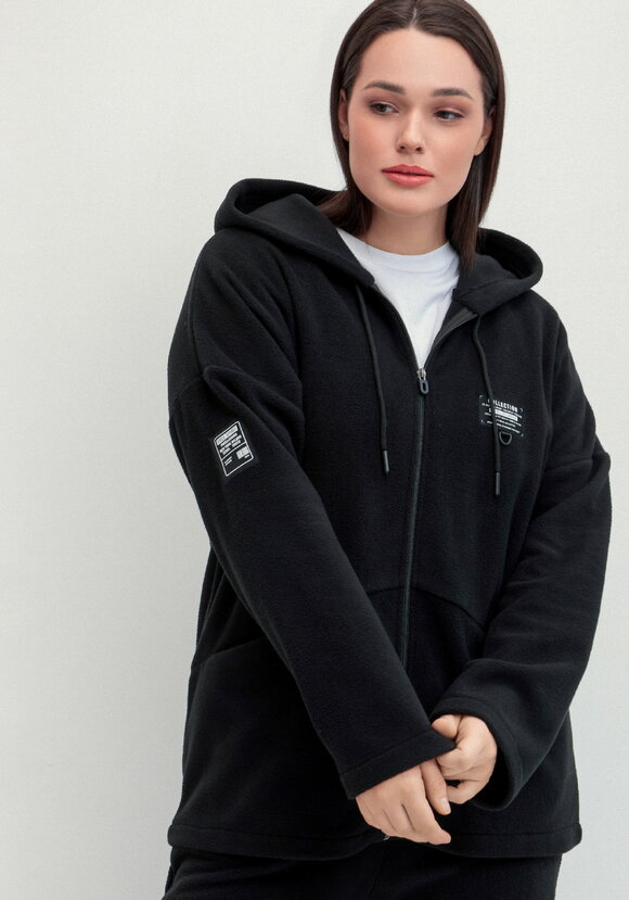 Толстовка из флиса с нашивкой на груди шир.  580, рис. 8