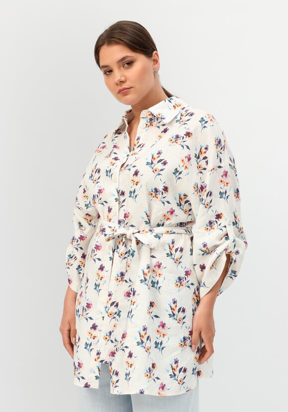 Рубашка удлиненная на поясе шир.  580, рис. 14