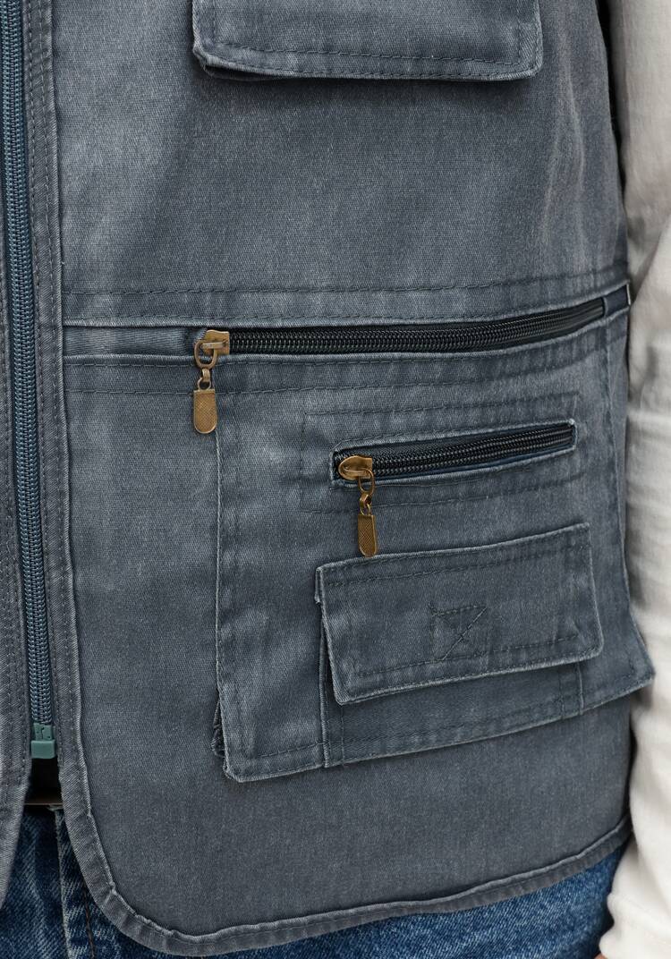 Жилет мужской с карманами шир.  750, рис. 7