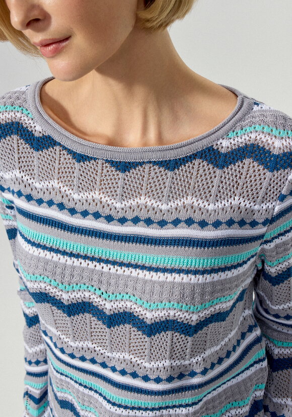 Джемпер с морским орнаментом шир.  580, рис. 11