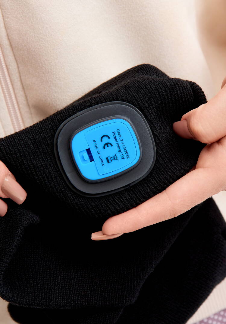 Шапка с фонарем Тeплый свет шир.  750, рис. 15