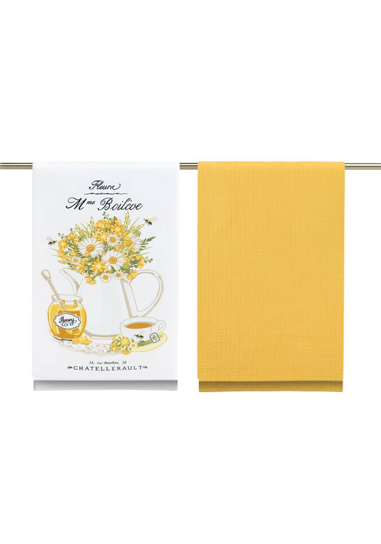 Комплект кухонных полотенец Медовый чай шир.  750, рис. 5