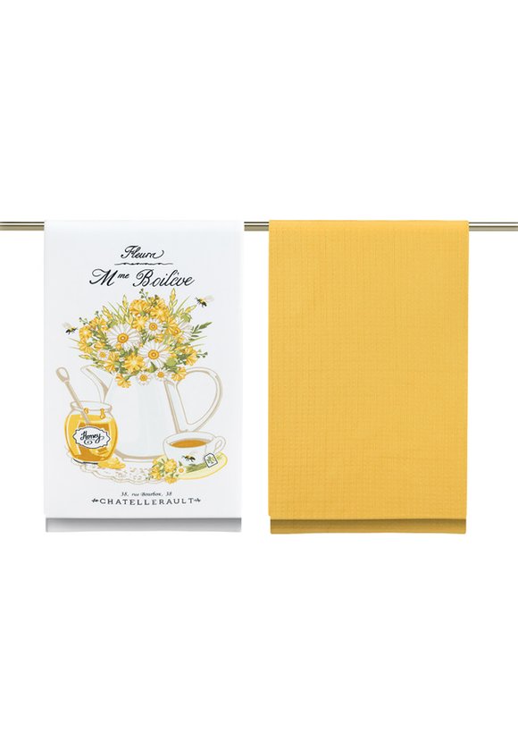 Комплект кухонных полотенец Медовый чай шир.  580, рис. 5